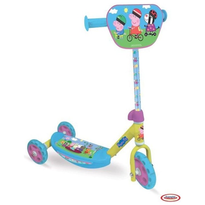 PEPPA PIG Trottinette 3 roues - D'ARPEJE
