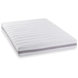 Matelas 140x190 cm DEKO DREAM Hygioconfort - Ressorts - Ferme - 5 Zones - Déhoussable - 2 personnes