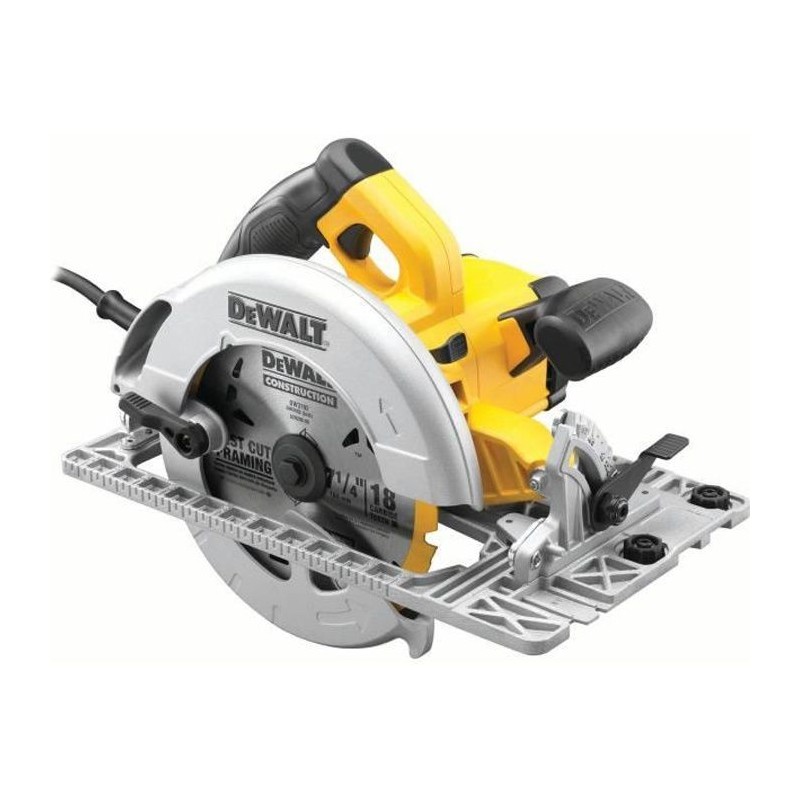 Scie circulaire 1600 W diametre 190 mm en coffret haute qualité - DEWALT - DWE576K