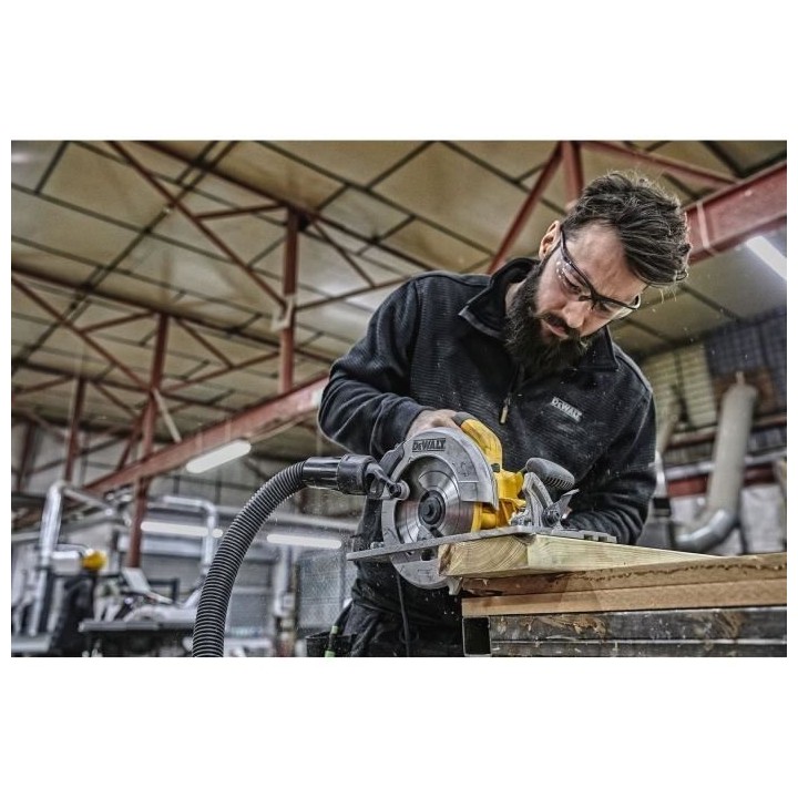 Scie circulaire 1600 W diametre 190 mm en coffret haute qualité - DEW