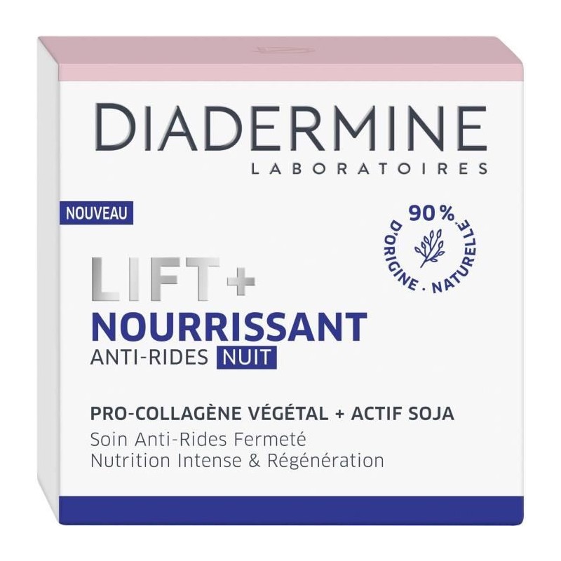 DIADERMINE Lift+ Nourrissant - Soin de nuit - Anti-rides Ultra Fermeté - 50 ml