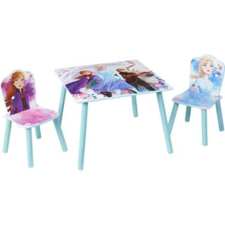 Disney La Reine des Neiges 2 - Ensemble d'une table et 2 chaises pour