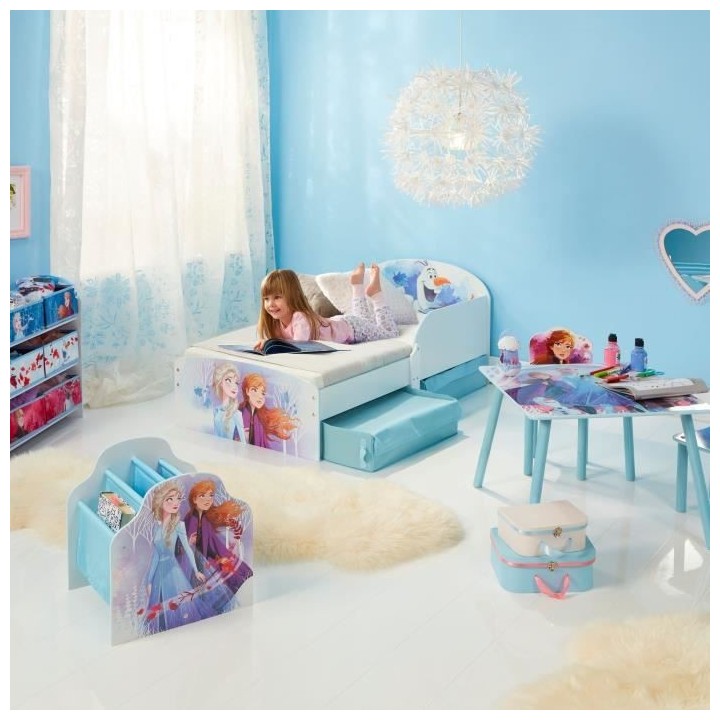 Disney La Reine des Neiges 2 - Ensemble d'une table et 2 chaises pour