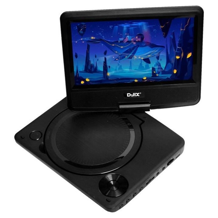 D-JIX PVS 706-20 Lecteur DVD Portable 7 rotatif