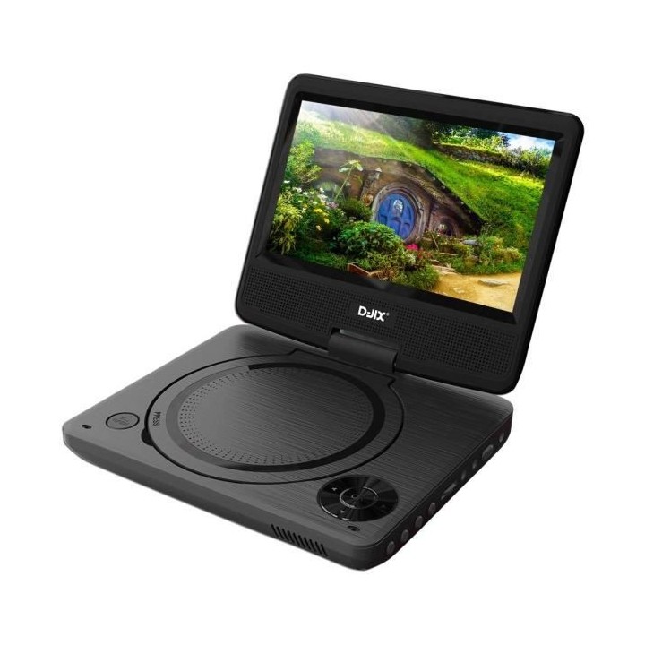 D-JIX PVS 706-20 Lecteur DVD Portable 7 rotatif