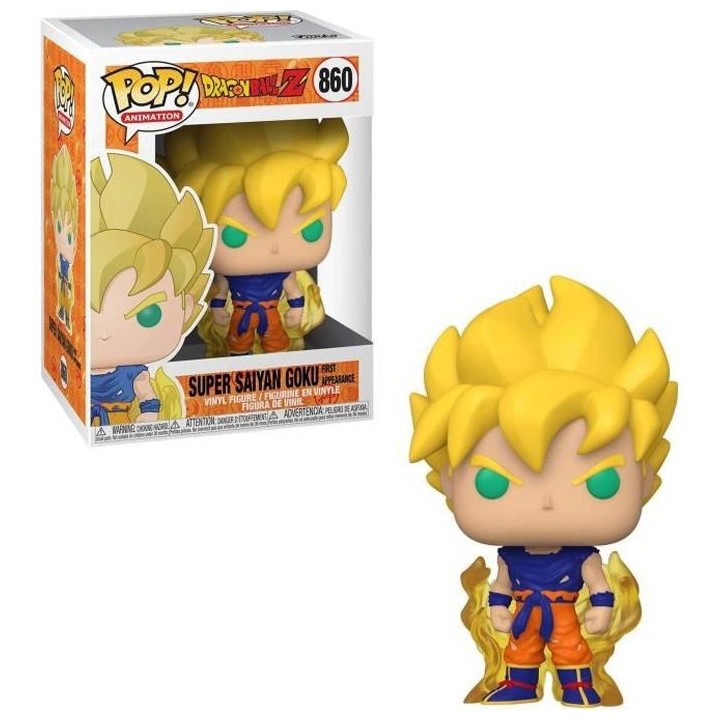 Figurine Funko Pop! Animation : Dragon Ball Z - Super Saiyan Goku (Fir