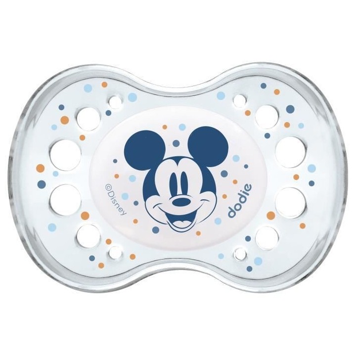 Dodie Sucette Anatomique Nuit +18m Mickey Lot de 2
