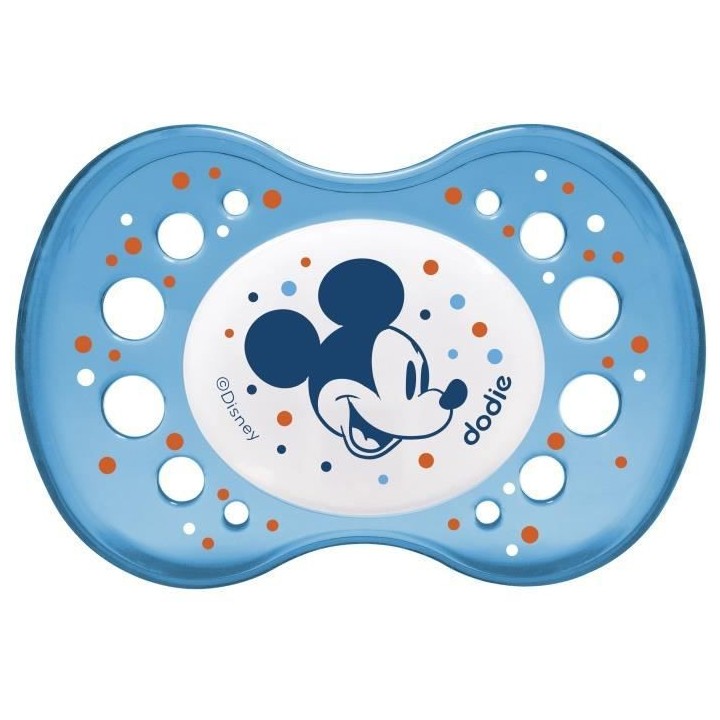 Dodie Sucette Anatomique Nuit +18m Mickey Lot de 2