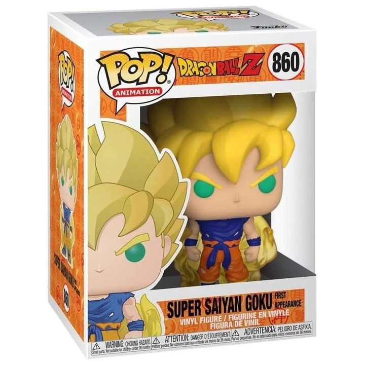 Figurine Funko Pop! Animation : Dragon Ball Z - Super Saiyan Goku (Fir