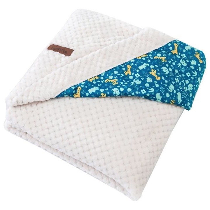 DOMIVA Couverture Zanimo - Microfibre 100% Polyester - Double face - E