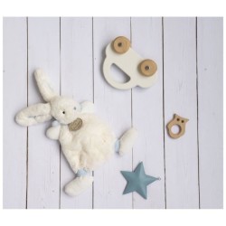 DOUDOU ET COMPAGNIE Lapin Bonbon - Doudou Bleu