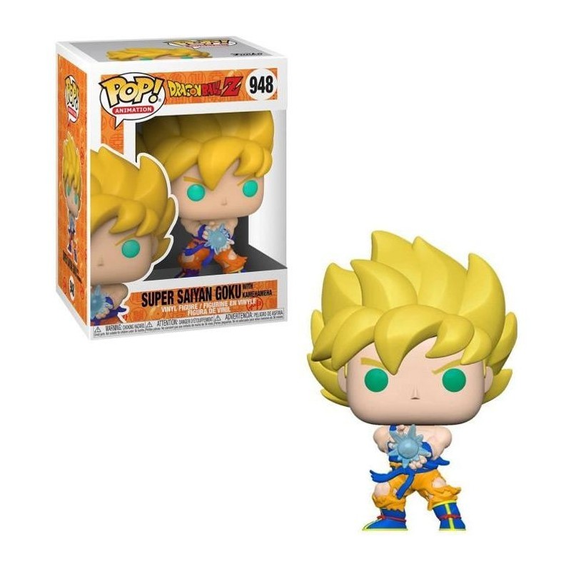 Figurine Funko Pop! Animation : Dragon Ball Z S9 - SS Goku w/ Kamehameha Wave