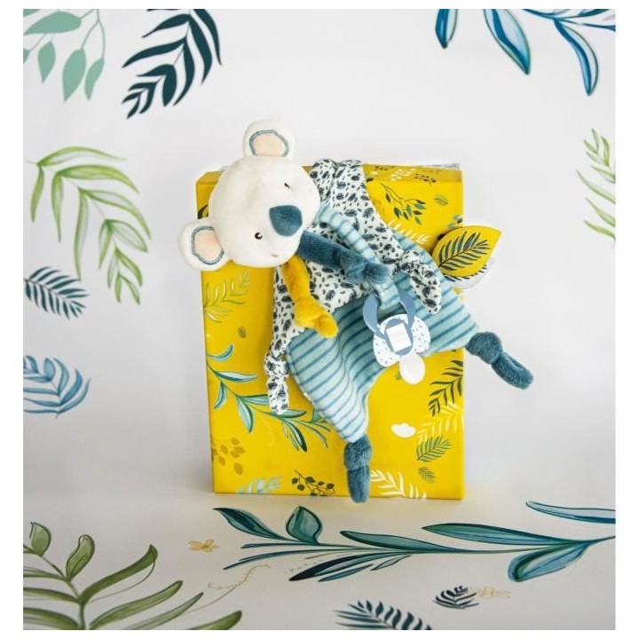 DOUDOU ET COMPAGNIE Yoca le Koala - Doudou Attache-sucette