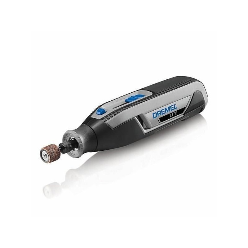 Outil multifonctions sans-fil - Dremel Lite 7760 (livré avec 15 accessoires et 1 chargeur USB, batterie 3,6V intégrée)