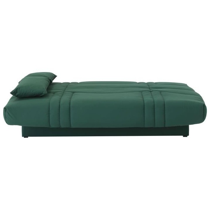Banquette clic clac 3 places - tissu Vert foret - Style contemporain -