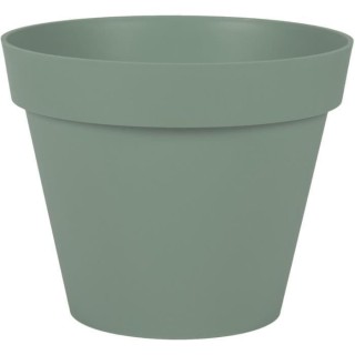 EDA PLASTIQUE - Pot de fleur rond Toscane - Ø 30 x H26 cm - 10 L - Ve
