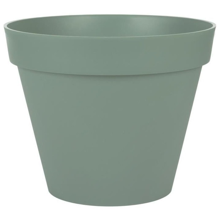 EDA PLASTIQUE - Pot de fleur rond Toscane - Ø 40 x H31 cm - 23 L - Ve