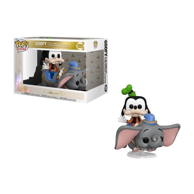 Figurine Funko Pop! Ride SUPDLX: WDW50- Dumbo w/Goofy