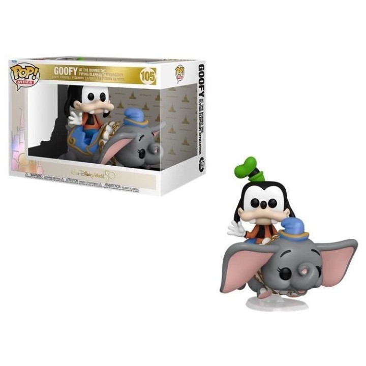 Figurine Funko Pop! Ride SUPDLX: WDW50- Dumbo w/Goofy