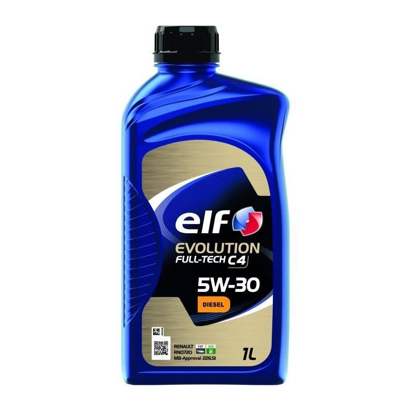 ELF HUILE MOTEUR 1L EVOLUTION FULLTECH C4 5W30