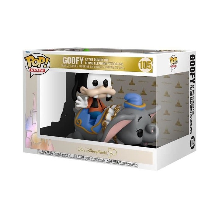 Figurine Funko Pop! Ride SUPDLX: WDW50- Dumbo w/Goofy