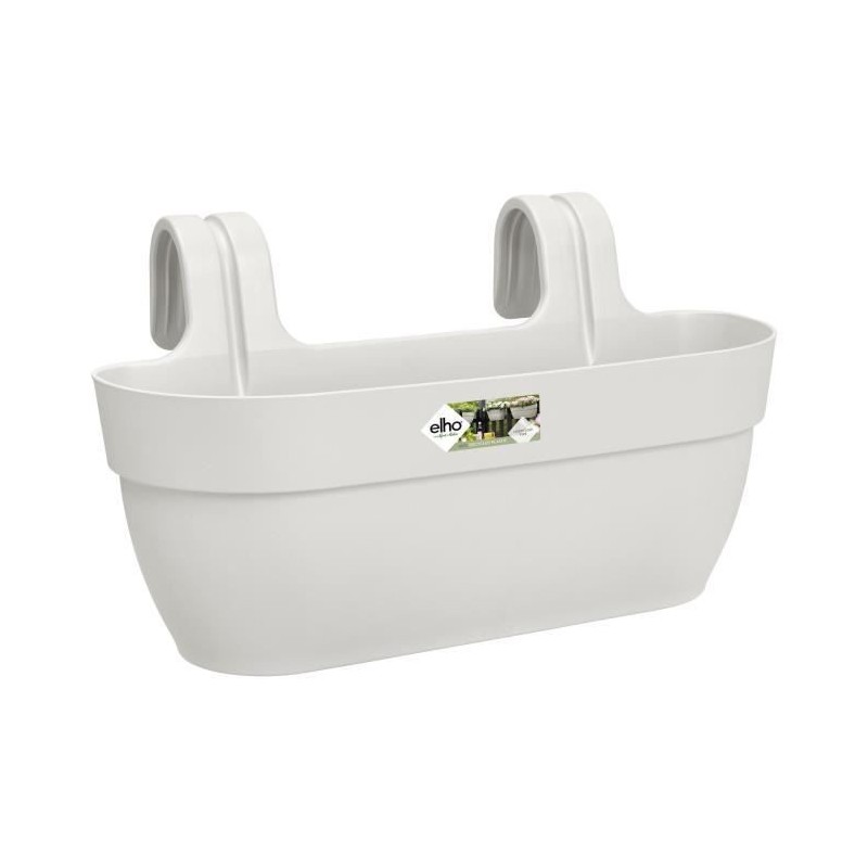 ELHO - Pot de fleurs - Vibia Campana Easy Hanger Large - Blanc Soie - Balcon extérieur - L 24.1 x W 46 x H 26.5 cm