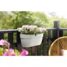 ELHO - Pot de fleurs - Vibia Campana Easy Hanger Large - Blanc Soie - Balcon extérieur - L 24.1 x W 46 x H 26.5 cm