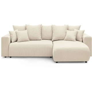 BOBOCHIC - Canape d'angle convertible réversible ELVI - 4 places - 28