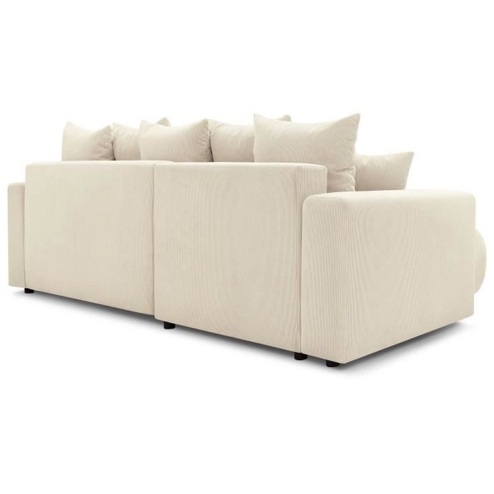 BOBOCHIC - Canape d'angle convertible réversible ELVI - 4 places - 28