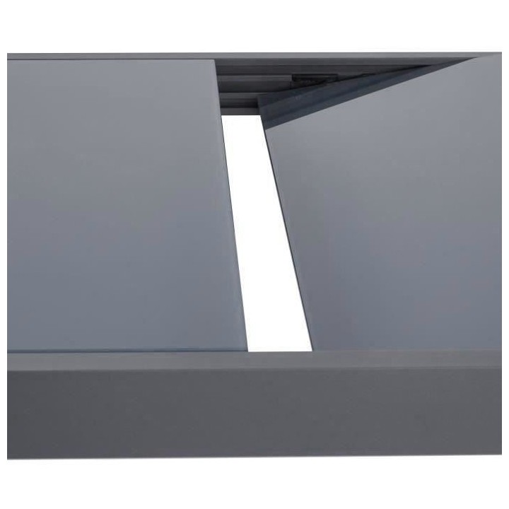 Salon de jardin en aluminium 4 a 6 personnes - Table extensible 180-24