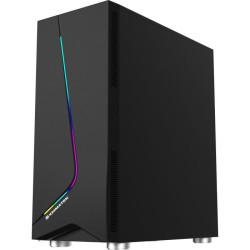 XIGMATEK BOITIER PC Eros - Moyen Tour - Noir - Verre trempé - Format ATX (EN43378)