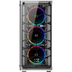 XIGMATEK BOITIER PC Venom X Arctic - Moyen Tour - Blanc - Verre trempé - Format ATX (EN45785)