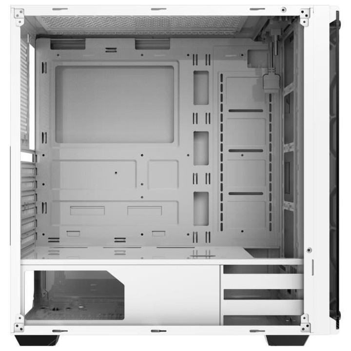 XIGMATEK BOITIER PC Venom X Arctic - Moyen Tour - Blanc - Verre tremp