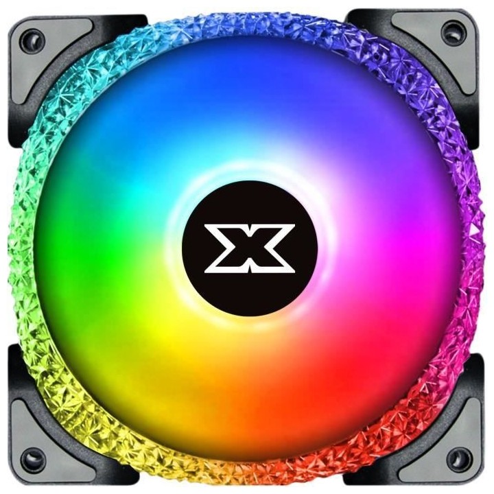 XIGMATEK Galaxy III Royal ARGB (Pack 3) - Ventilateur 120mm A-RGB pour