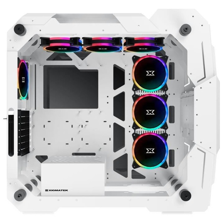 XIGMATEK X7 Blanc - Boitier sans alimentation - Grande tour - Format E