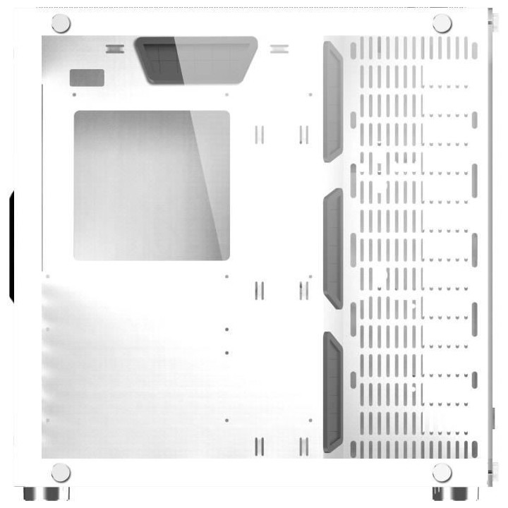 XIGMATEK Aquarius Plus Arctic ARGB (Blanc) - Boitier sans alimentation