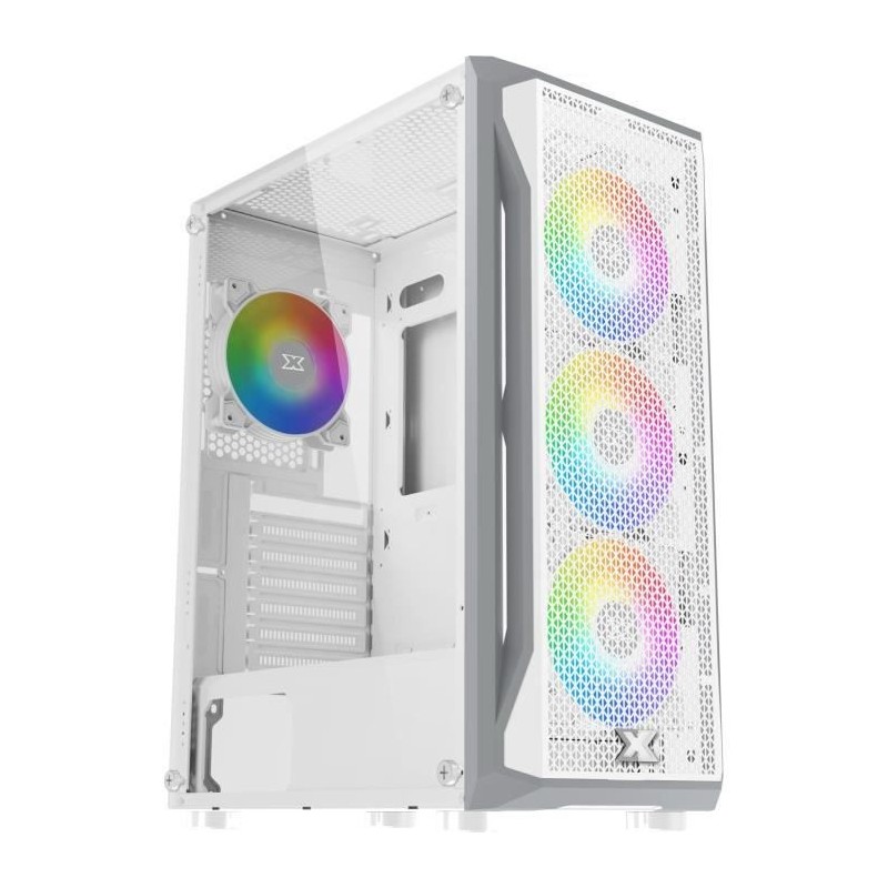 XIGMATEK Gaming X Arctic ARGB (Blanc) - Boitier sans alimentation - Moyen tour - Format ATX