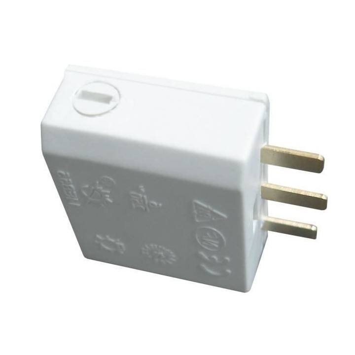 Fiche DCL ZENITECH 2P+T pour boite applique & point de centre pour con