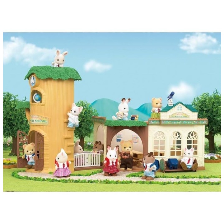 SYLVANIAN FAMILIES - 5105 - L'école de la foret - La creche, l'école