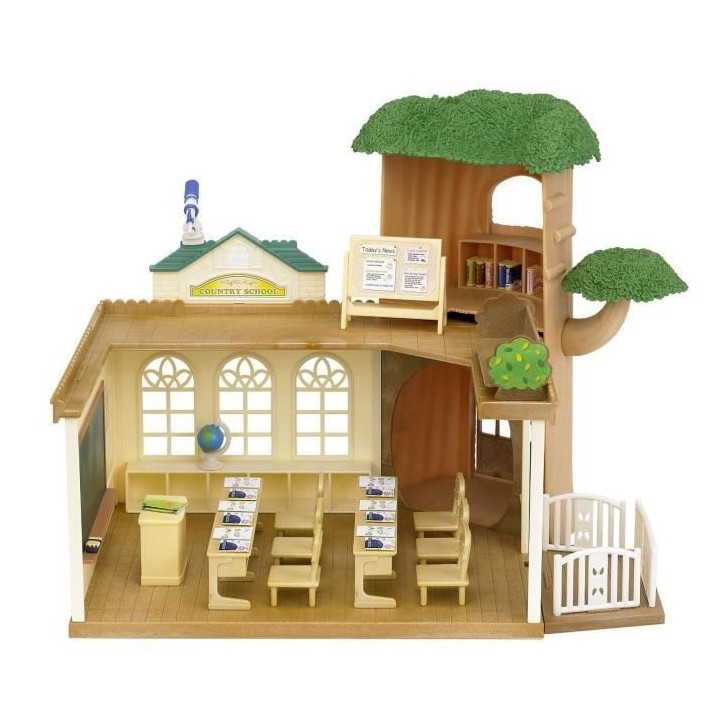 SYLVANIAN FAMILIES - 5105 - L'école de la foret - La creche, l'école