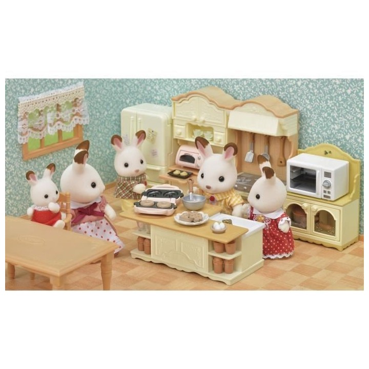 SYLVANIAN FAMILIES - 5442 - Le meuble de cuisine et accessoires - les