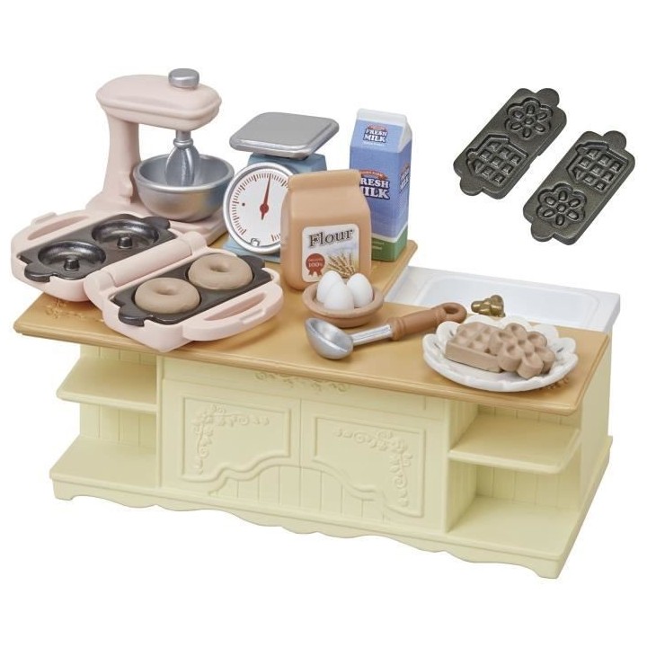 SYLVANIAN FAMILIES - 5442 - Le meuble de cuisine et accessoires - les