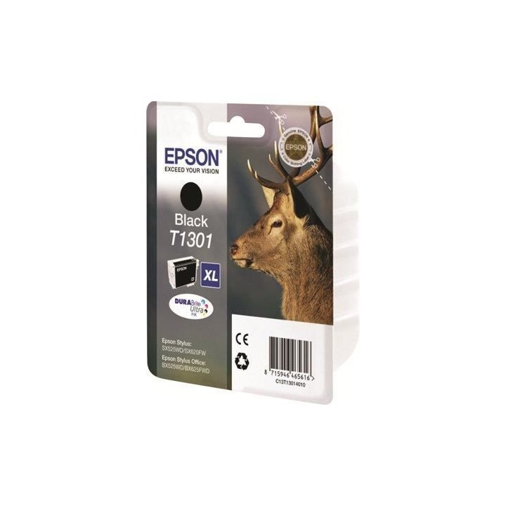EPSON Cartouche d'encre T1301 Noir - Cerf (C13T13014012)