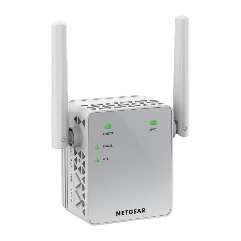 NETGEAR Répéteur Wi-Fi 750 Mbps AC750 EX3700-100PES