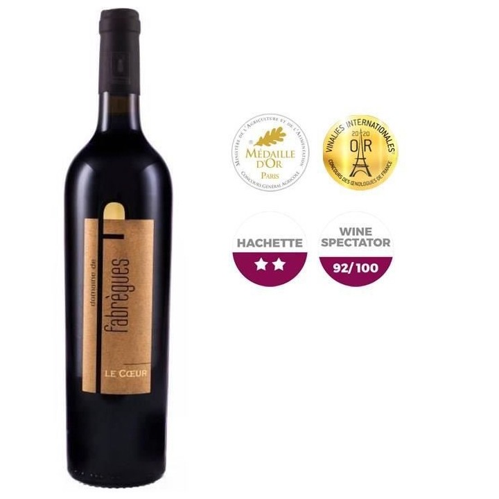 Domaine de Fabregues Le Coeur Languedoc- Vin rouge du Languedoc