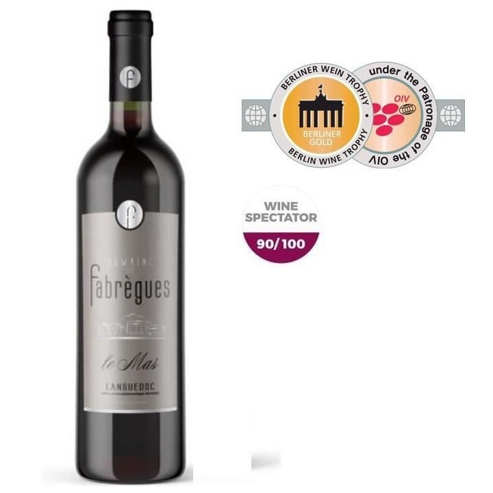 Domaine de Fabregues Le Mas 2019 Languedoc - Vin rouge de Languedoc-Ro