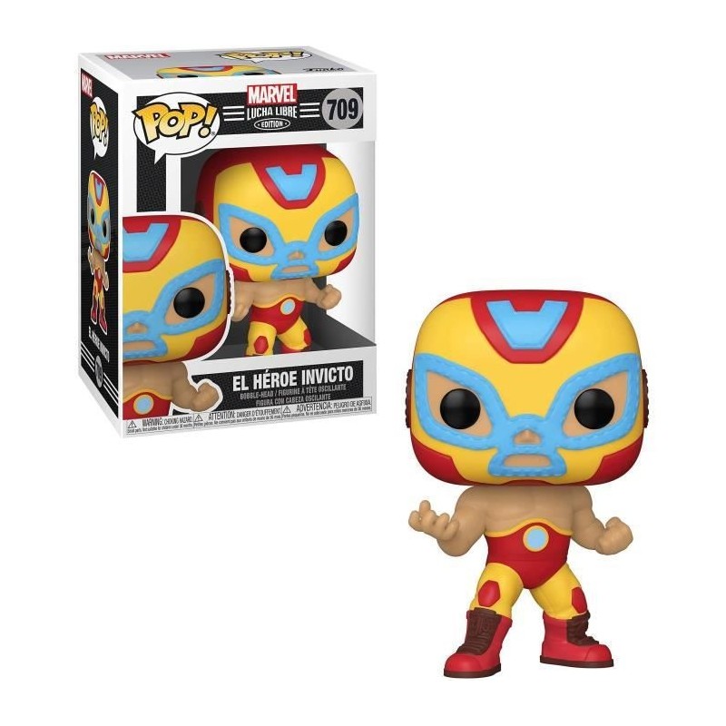 Figurine Funko Pop! Marvel - Luchadores - Iron Man