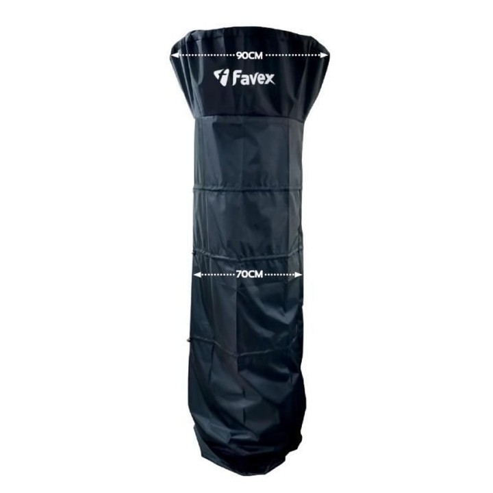 Parasol chauffant FAVEX - Chauffage extérieur - Gaz Propane - Housse