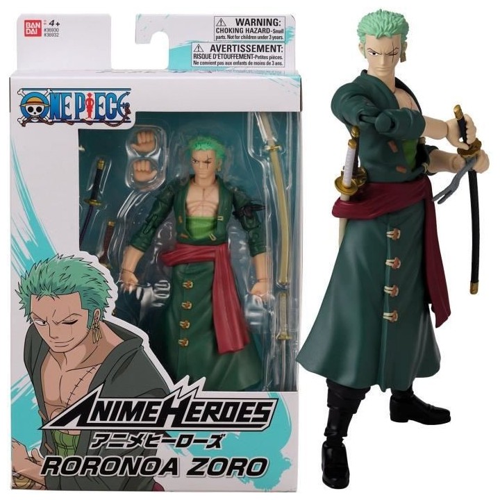 BANDAI Anime Heroes - One Piece - Figurine Anime heroes 17 cm - Rorono