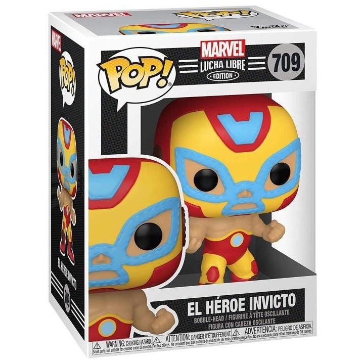 Figurine Funko Pop! Marvel - Luchadores - Iron Man